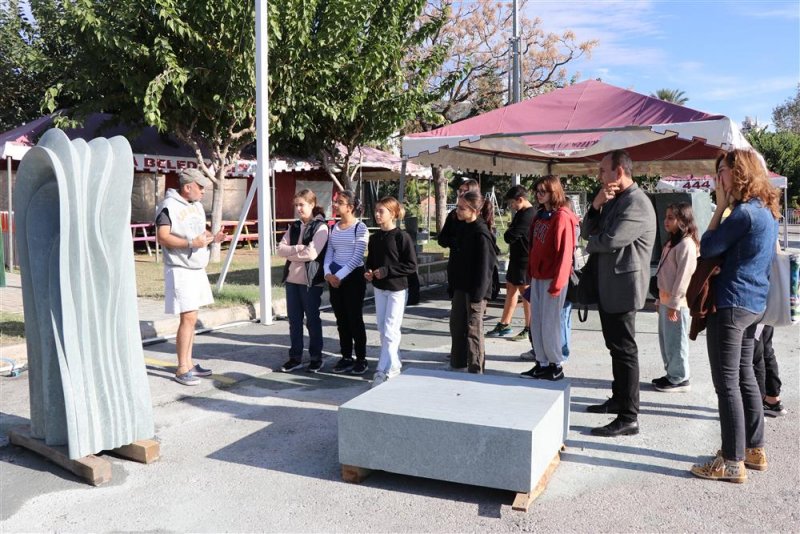 Bilsem öğrencilerinden heykel sempozyumu’na ziyaret
