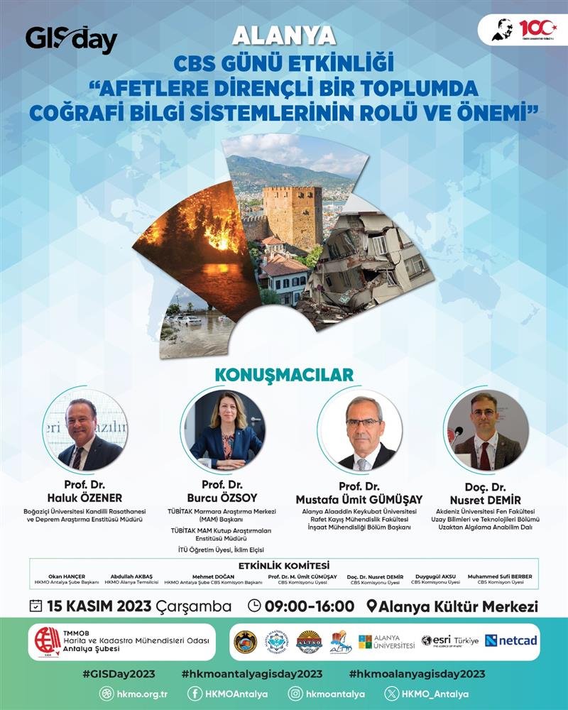 Dünya cbs gününde “doğal afet önlemleri” alanya’da konuşulacak