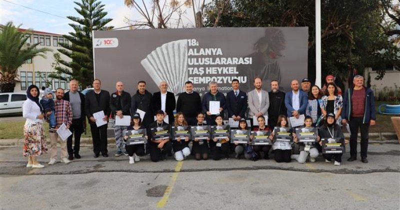 18. alanya uluslararası taş heykel sempozyumu tamamlandı - başkan yücel: alanya’mızın sanatla anılan bir şehir olmasını istiyoruz