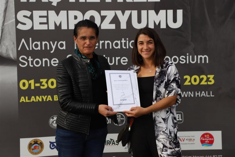 18. alanya uluslararası taş heykel sempozyumu tamamlandı - başkan yücel: alanya’mızın sanatla anılan bir şehir olmasını istiyoruz