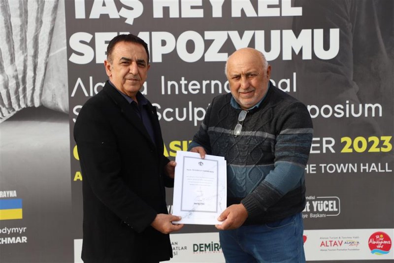 18. alanya uluslararası taş heykel sempozyumu tamamlandı - başkan yücel: alanya’mızın sanatla anılan bir şehir olmasını istiyoruz