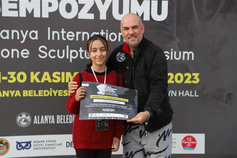 18. alanya uluslararası taş heykel sempozyumu tamamlandı - başkan yücel: alanya’mızın sanatla anılan bir şehir olmasını istiyoruz