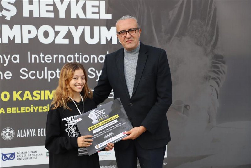 18. alanya uluslararası taş heykel sempozyumu tamamlandı - başkan yücel: alanya’mızın sanatla anılan bir şehir olmasını istiyoruz