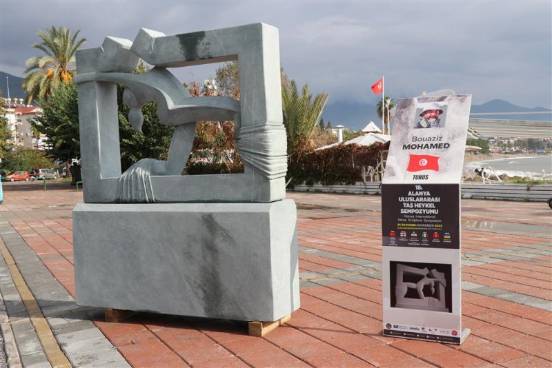 18. alanya uluslararası taş heykel sempozyumu tamamlandı - başkan yücel: alanya’mızın sanatla anılan bir şehir olmasını istiyoruz