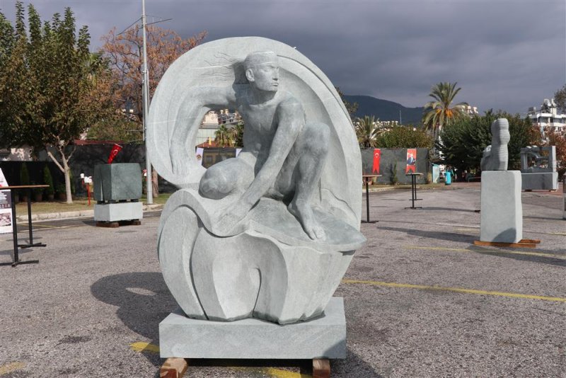 18. alanya uluslararası taş heykel sempozyumu tamamlandı - başkan yücel: alanya’mızın sanatla anılan bir şehir olmasını istiyoruz
