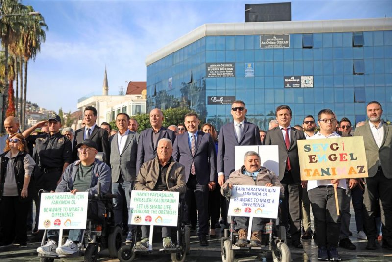 3 aralık dünya engelliler günü sevgi yürüyüşü ile kutlandı