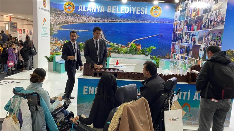 Alanya belediyesi engelsiz yaşam fuarı’nda yerini aldı