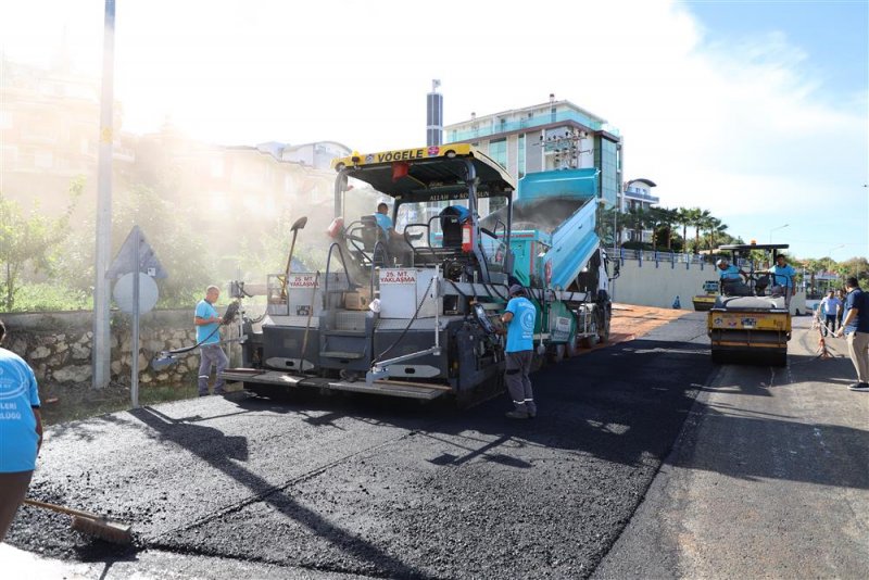 Alanya belediyesi 10 yılda asfalt rekoru kırdı