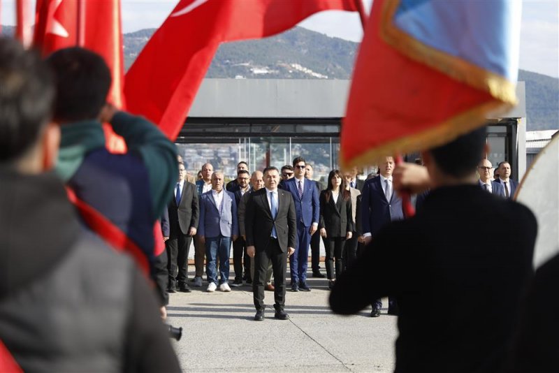 Atatürk’ün alanya’ya gelişinin 89. yıl dönümü törenle kutlandı