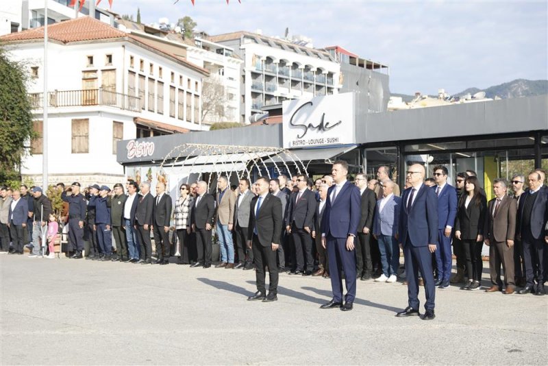 Atatürk’ün alanya’ya gelişinin 89. yıl dönümü törenle kutlandı