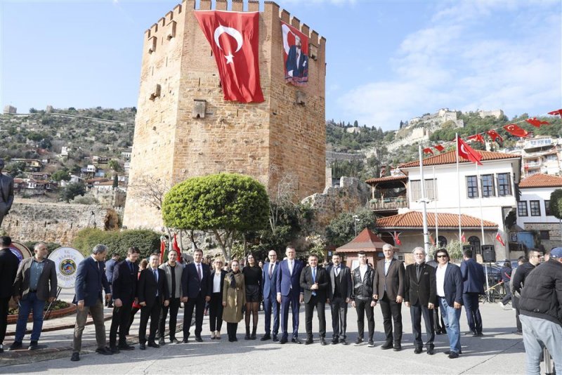 Atatürk’ün alanya’ya gelişinin 89. yıl dönümü törenle kutlandı