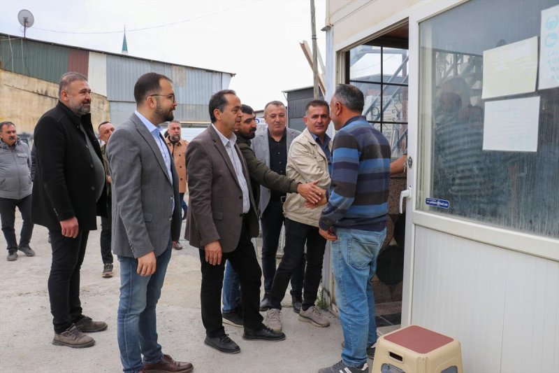 BAŞKAN YILMAZ, ESNAF ZİYARETLERİNE DEVAM EDİYOR