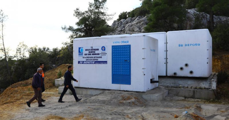 Büyükşehir’den Ağırtaş Mahallesi’ne 100 Tonluk Içme Suyu Deposu