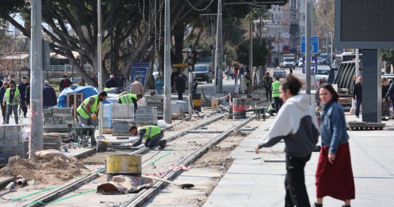 Nostalji Tramvay Hattında Çalışmalar Hızla Ilerliyor