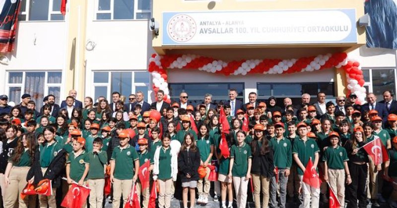 Başkan yücel alanya’da ikili eğitime son veriyor avsallar 100. yıl cumhuriyet ortaokulu ve anaokulu törenle açıldı