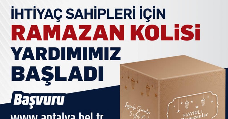 Büyükşehir’den Ihtiyaç Sahiplerine Ramazan Gıda Kolisi