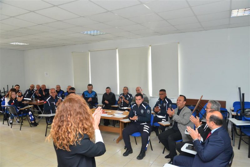 Zabıta personeline yönelik 4 haftalık eğitimler tamamlandı