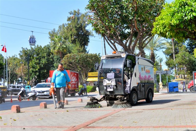 Alanya belediyesi’nden bayram temizliği