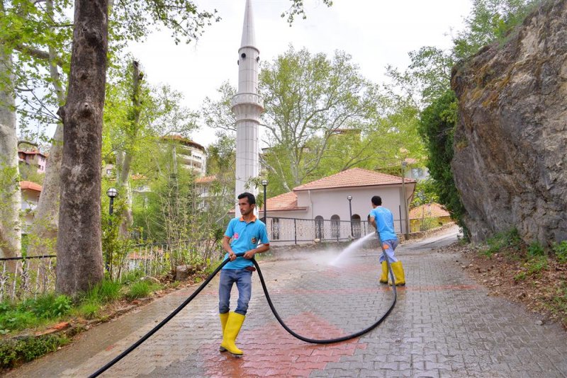 Alanya belediyesi’nden bayram temizliği