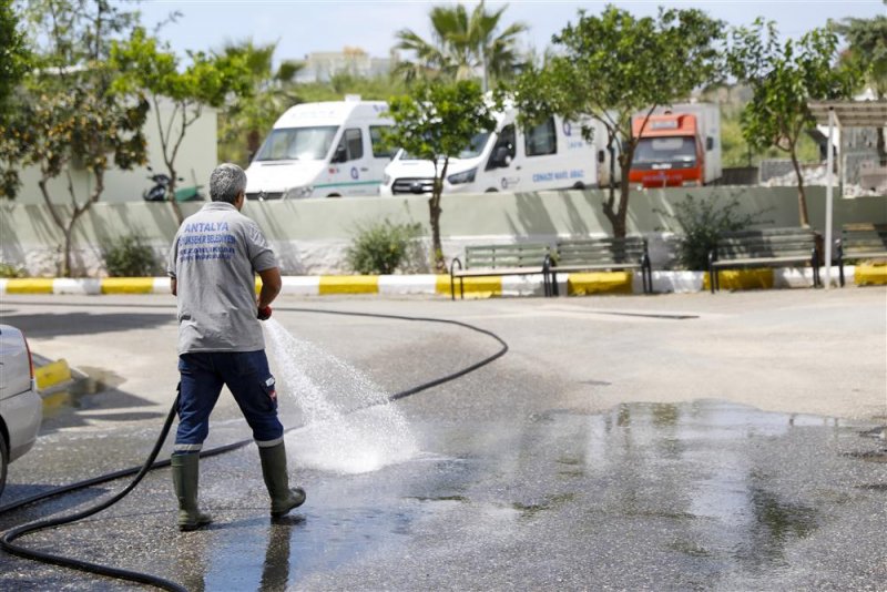 Alanya belediyesi’nden bayram temizliği