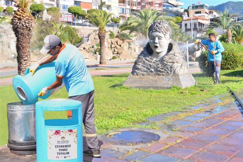 Alanya belediyesi’nden bayram temizliği