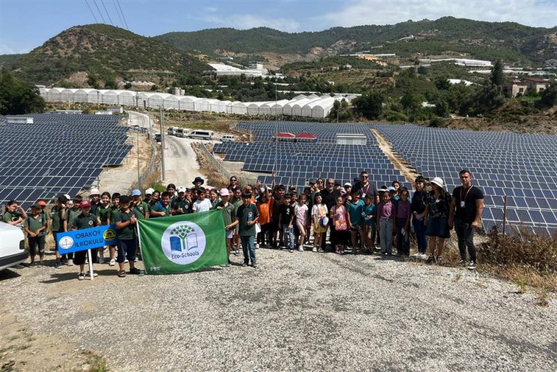Alanya belediyesi'nden çevreci öğrencilere teknik gezi