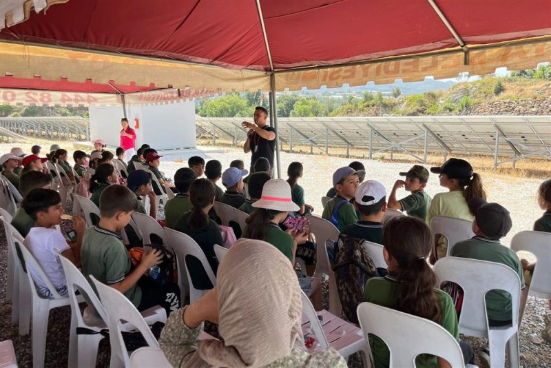 Alanya belediyesi'nden çevreci öğrencilere teknik gezi