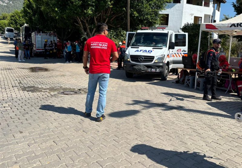 Alanya belediyesi afad tatbikatı’na katıldı