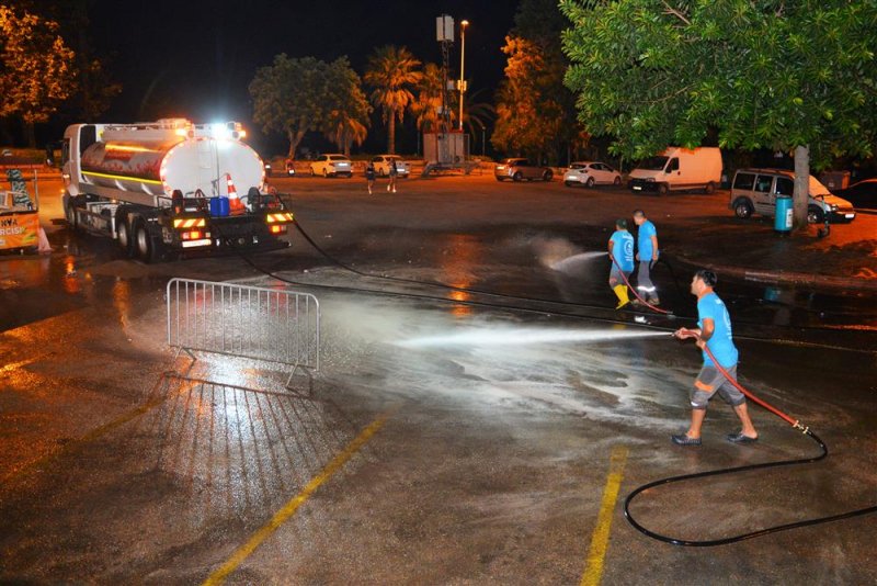 Alanya belediyesi’nden adım adım temizlik