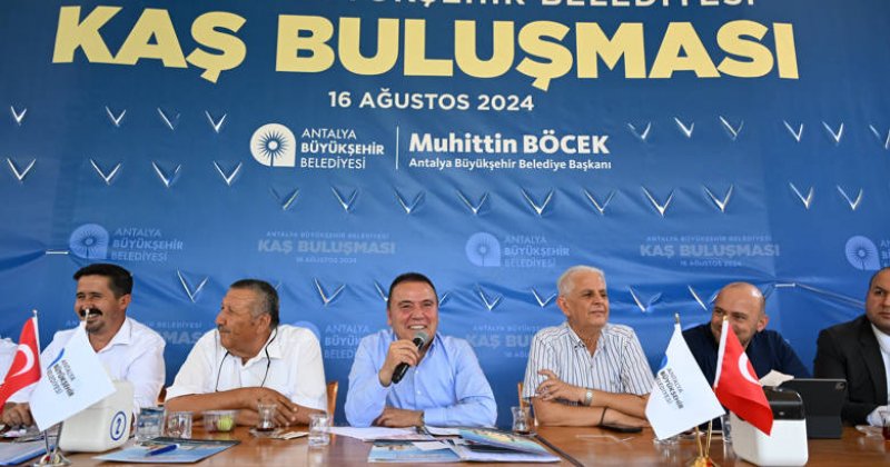 Başkan Böcek Kaşlı Muhtarlarla Buluştu