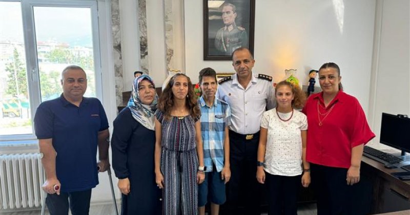 Engelsiz park ve yaşam merkezi’nden jandarmaya ziyaret
