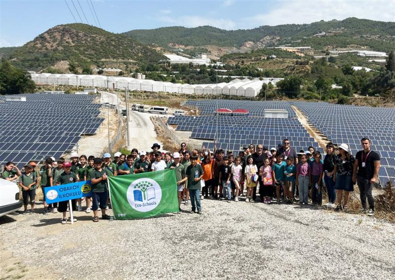 Alanya belediyesi’nin eko okullar projesine türçev'den teşekkür sertifikası