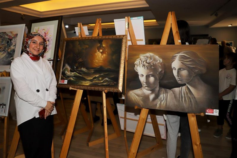 9. alanya uluslararası sanat sergisi açıldı