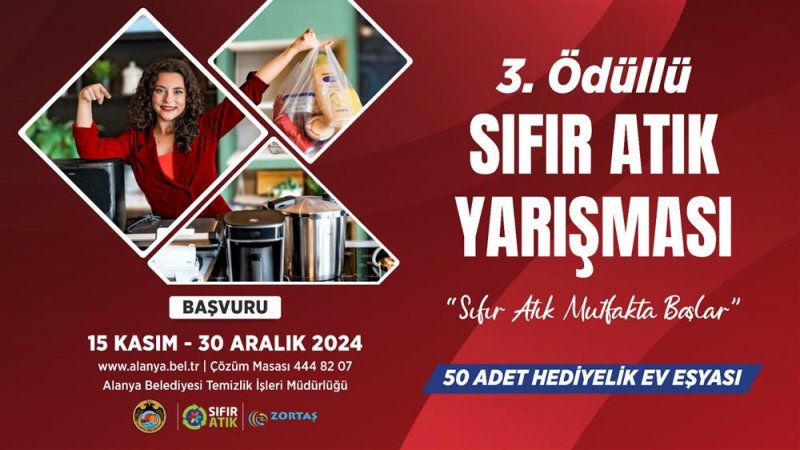 Sıfır atık mutfakta başlar yarışması başladı