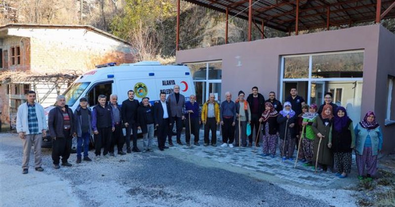Alanya belediyesi evde bakım hizmetiyle halkın yanında