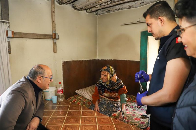 Alanya belediyesi evde bakım hizmetiyle halkın yanında