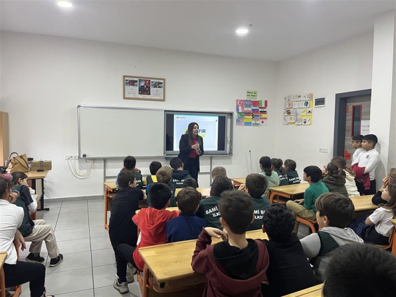 Öğrencilere iklim değişikliği ve sıfır atık eğitimi verildi