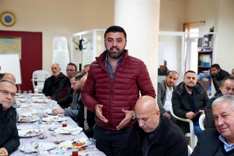 Başkan özçelik taksicilerle buluştu