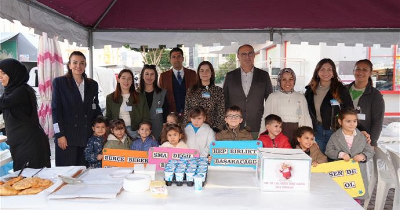 Belediye kreşi öğrencilerinden burçe bebek’e destek