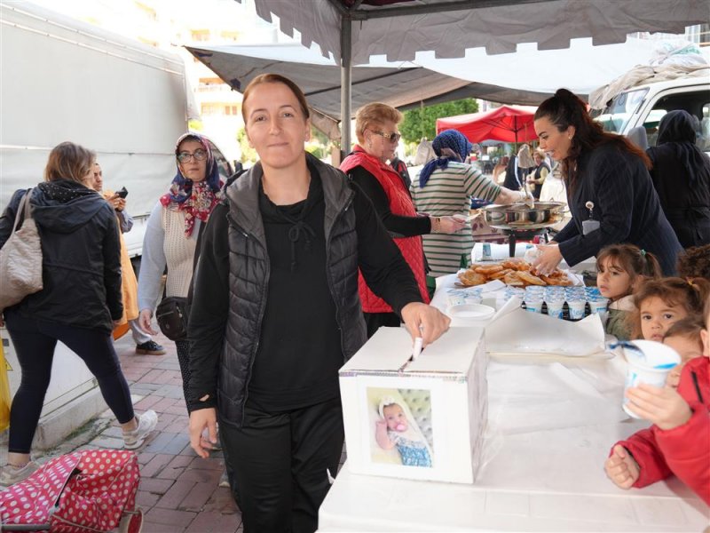 Belediye kreşi öğrencilerinden burçe bebek’e destek