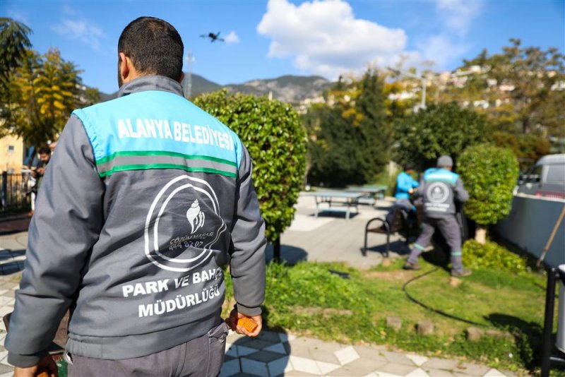 Alanya belediyesi kemal beyaz parkını yeniledi