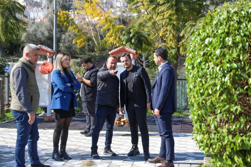 Alanya belediyesi kemal beyaz parkını yeniledi