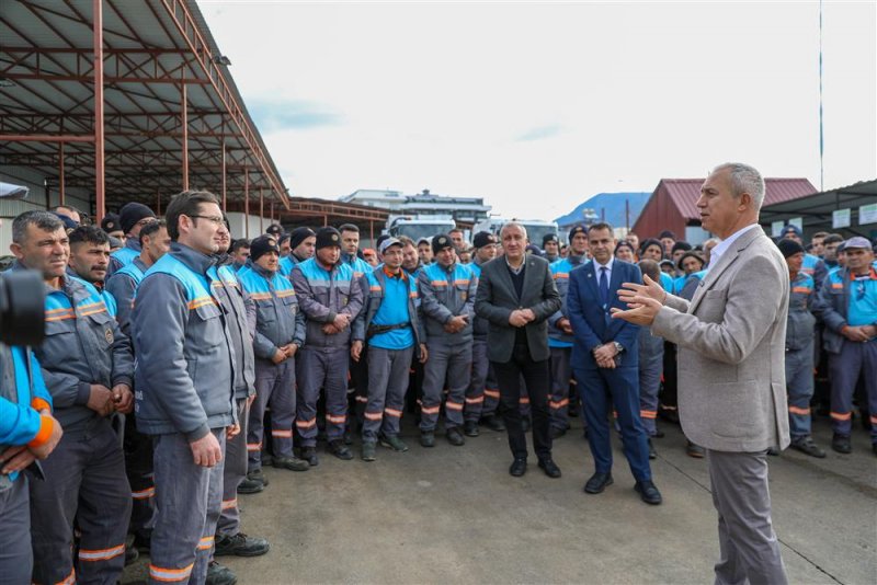 Başkan özçelik personelimizin çalışma şartlarını iyileştirdik