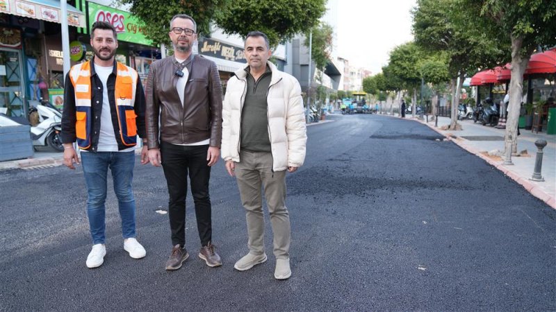 İskele caddesi asfaltla buluştu