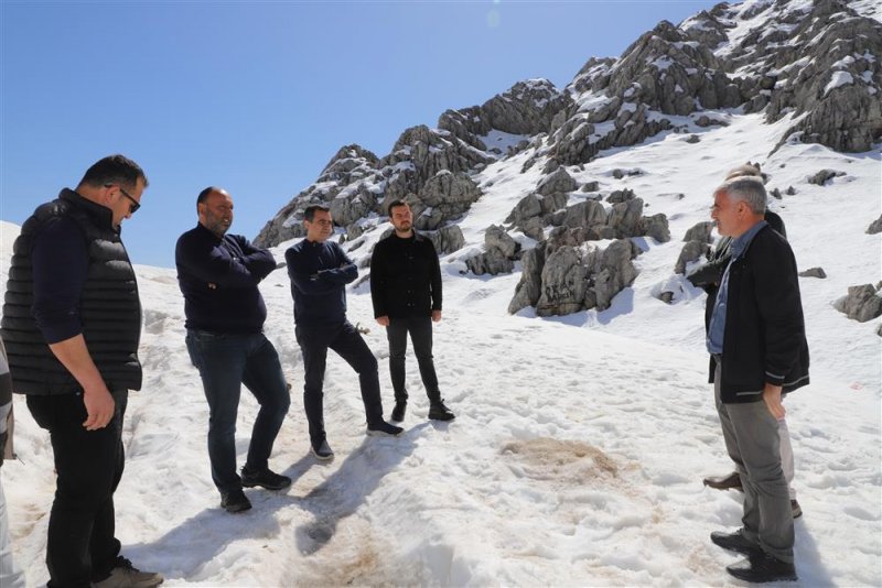 30 yaylaya hizmet verecek yol yayla sezonuna hazır olacak