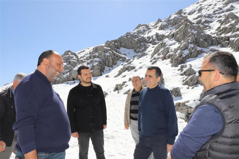 30 yaylaya hizmet verecek yol yayla sezonuna hazır olacak