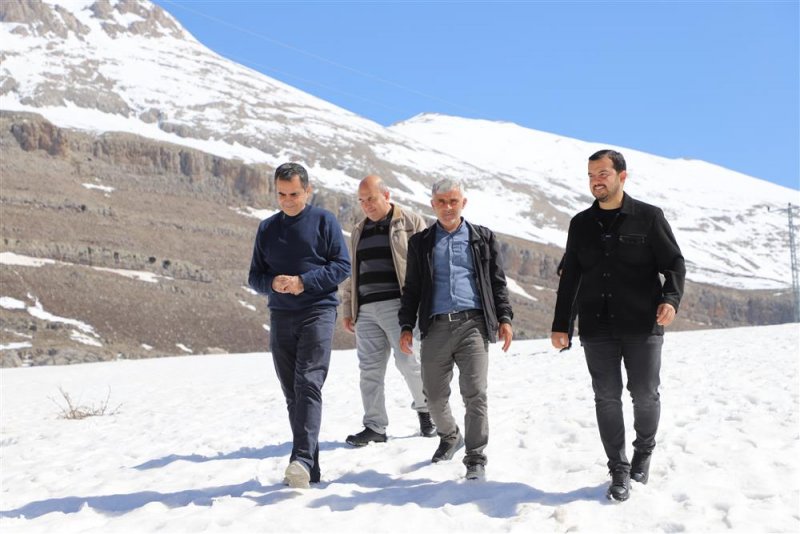 30 yaylaya hizmet verecek yol yayla sezonuna hazır olacak