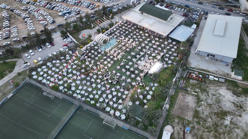 Alanya belediye personeli iftarda buluştu