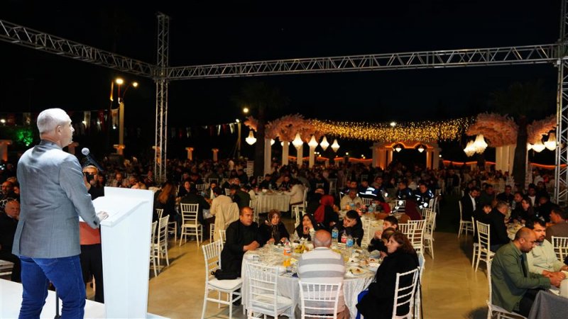 Alanya belediye personeli iftarda buluştu