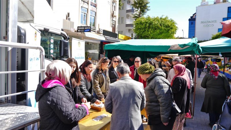 Alanya belediyesi dünya su günü'nde perlatör dağıttı